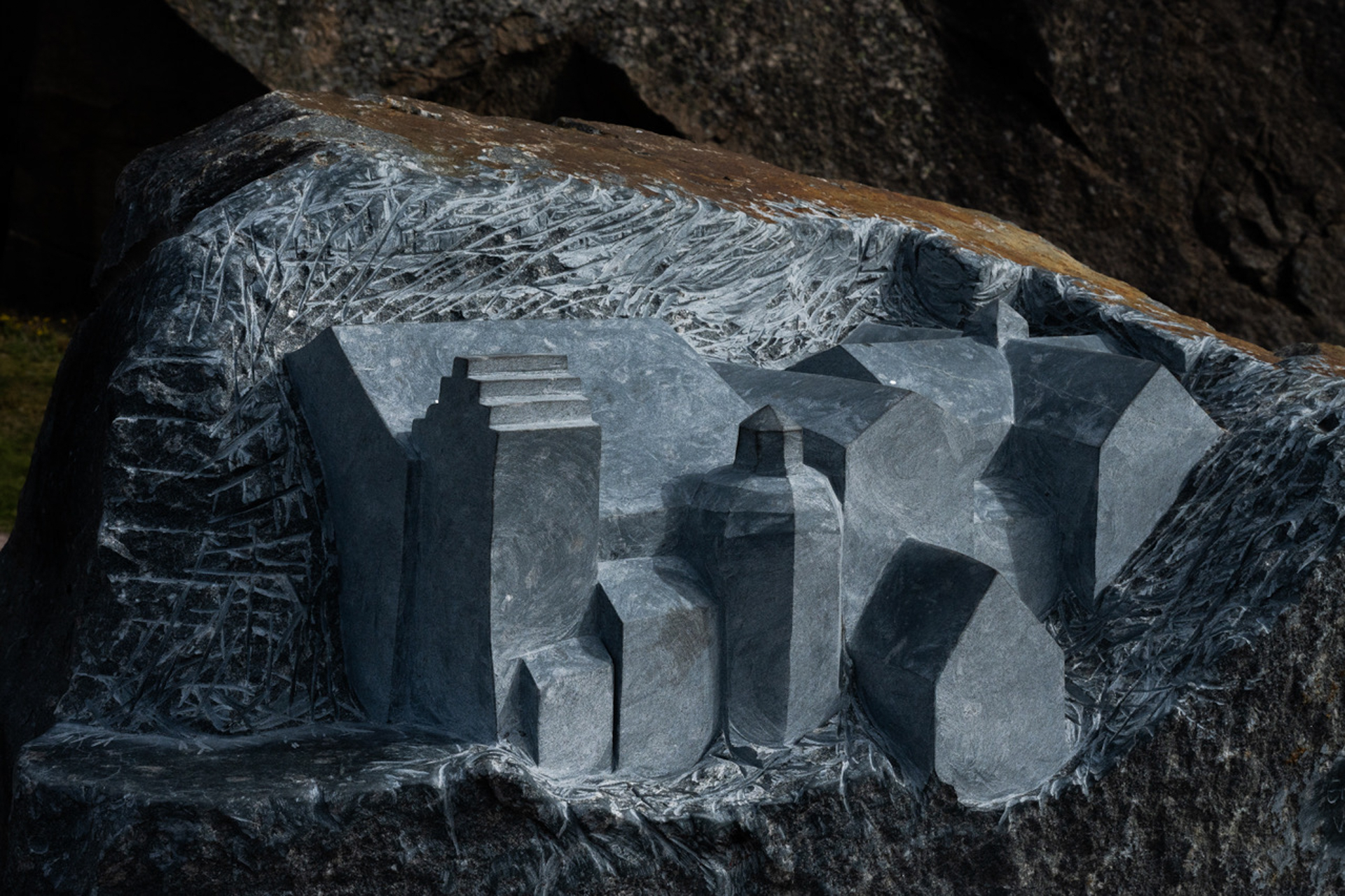Sculpture de village